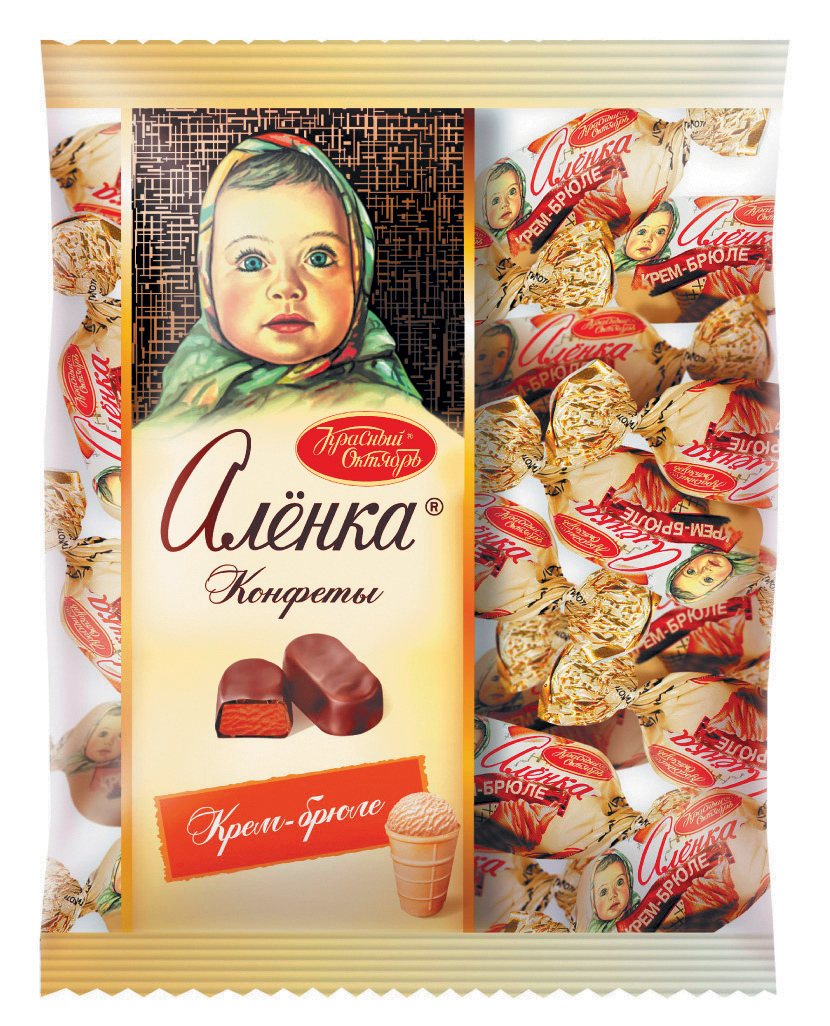 Конфеты Алёнка Крем-брюле (овал)