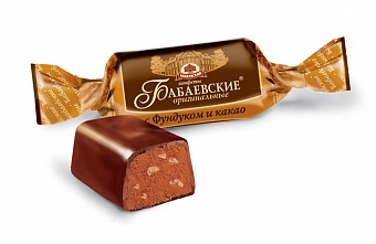 Конфеты бабаевские с фундуком и какао