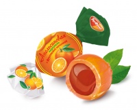 Карамель Апельсиновая с фруктовой начинкой