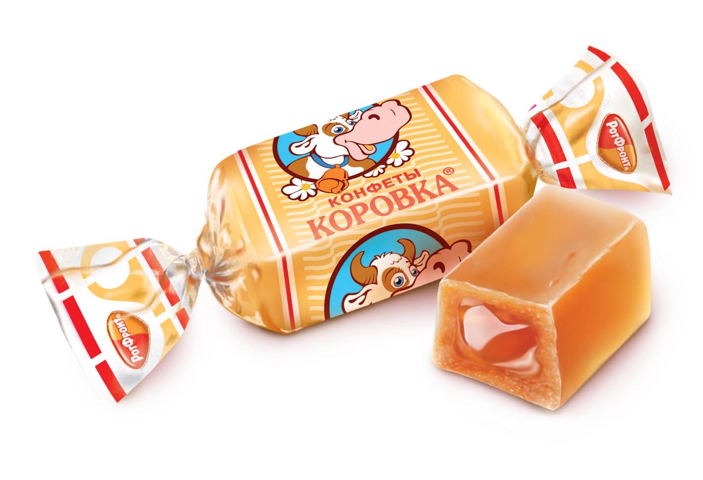 конфеты коровка со сгущенкой