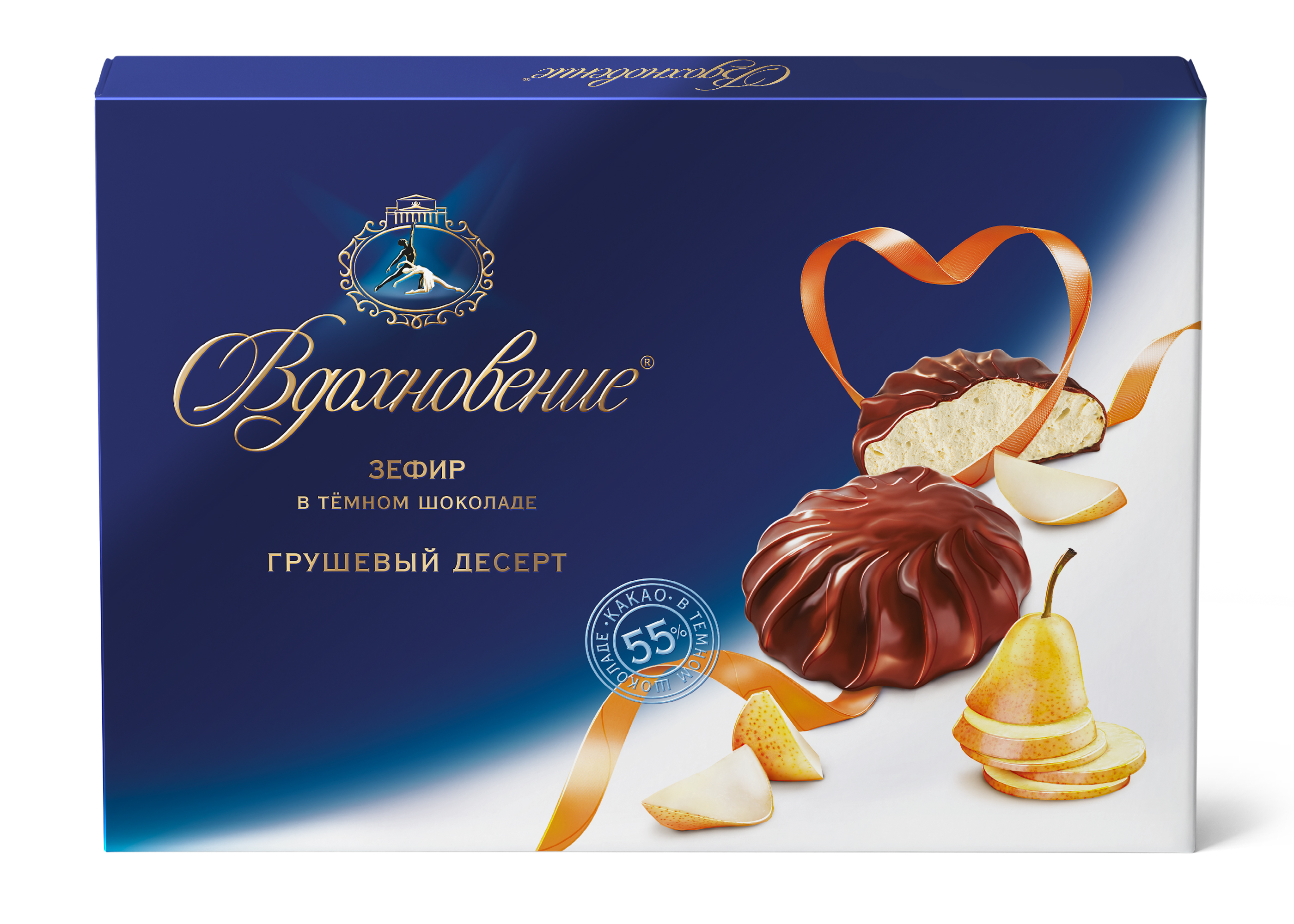 Зефир Вдохновение в темном шоколаде грушевый десерт