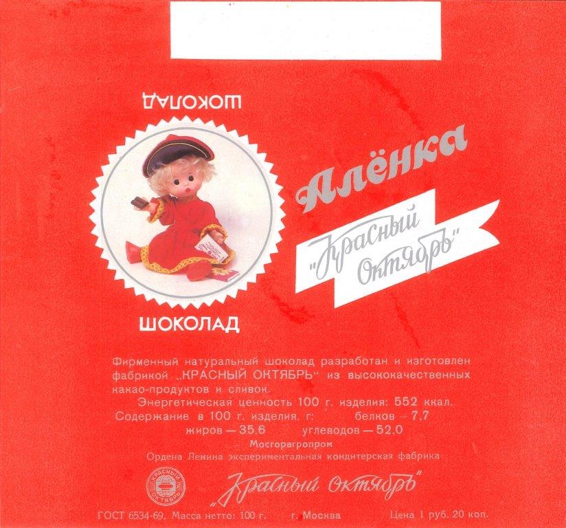 5 Упаковка шоколада Алёнка 1970-е гг..jpg