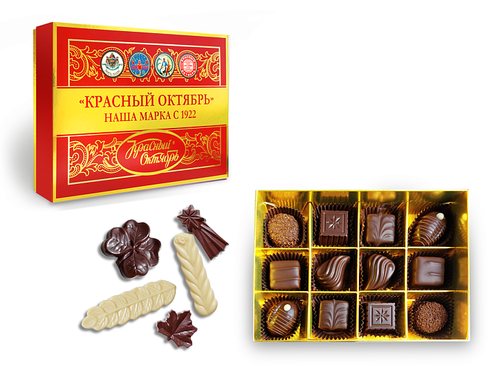 Набор шоколадных конфет «Красный Октябрь»