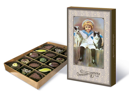 Набор шоколадных конфет «Старинная открытка»
