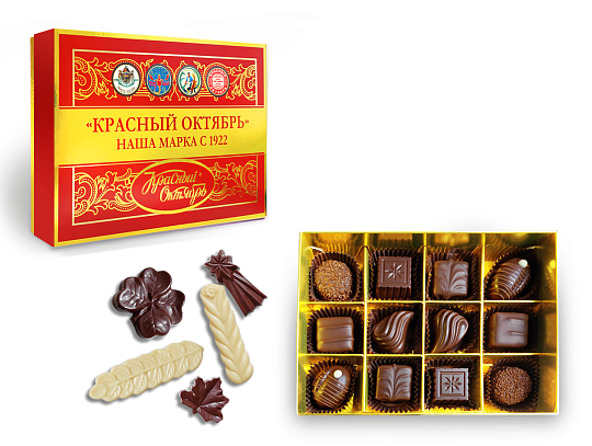 Набор шоколадных конфет «Красный Октябрь»