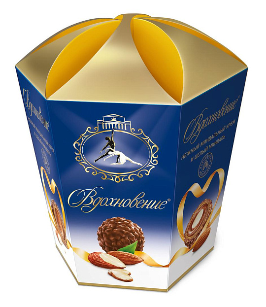 Вдохновение» с миндальным кремом и цельным миндалем