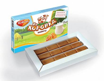 Новый взгляд на классику от бренда «Рот Фронт»: конфеты «Коровка» — теперь в коробке