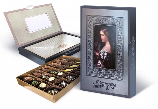 Набор шоколадных конфет «Старинная открытка»